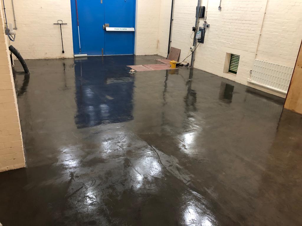 latex floor screed drying time